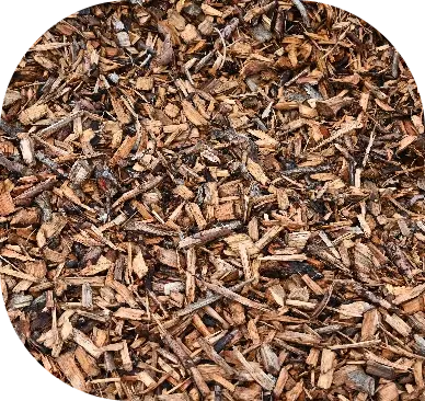 Holzspäne unter den Füßen